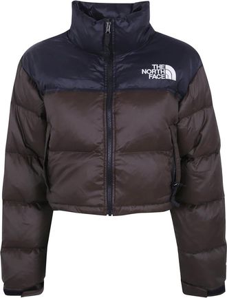 The North Face Nuptse Short Jacket - Dames - Sport - Bruin - Maat: XS Leer