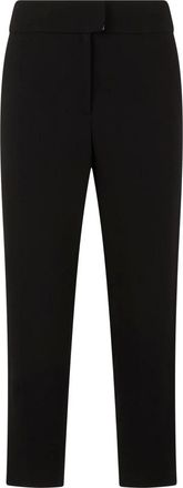 Moschino Slim Trousers - female - Moschino - Cropped Trousers - Black - XL - Trousers