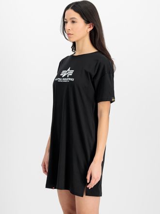 Alpha Industries Longshirt ALPHA INDUSTRIES Basic Long T-Shirt BL W, Damen, Gr. XS, schwarz, Obermaterial: 100% Baumwolle, Shirts Longshirt