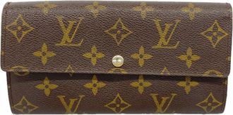 Louis Vuitton Brown Long Wallet (Bi-Fold) (Pre-Owned)