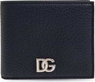 Dolce & Gabbana Leren Portemonnee - Heren - Portefeuilles - Zwart - ONE Size - Leer - Accessoires