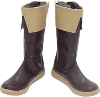 Generic Womens Anime Cosplay Boots for Yuki Asuna Fancy Stage Performance Props Shoes Custom Made Halloween Christma Comic Con (Brown,10.5)
