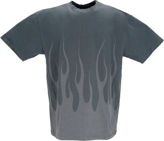 Vision Of Super Flames Heren T-shirt Balsam Groen - Heren - T-shirts - Groen - XL - Katoen - Tops