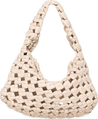 Walter Baker Mackenzie Woven Knot Shoulder Bag in Oyster at Nordstrom Rack