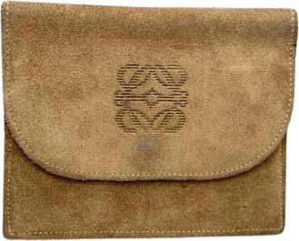 Loewe Pre-owned Wallet - Dames - Vintage Accessoires - Bruin - ONE Size - Leer - Vintage