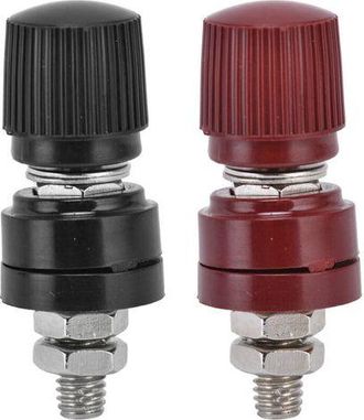 OEM Bloque De Terminales Para Regulador De Voltaje M6 De 32 Mm, 10 Pares, Tornillos 333, 0-380 V, Rojo Y Negro