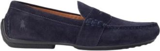 Polo Ralph Lauren Reynold Suede Driver - Heren - Loafers - Blauw - 43 EU - Katoen - Schoenen