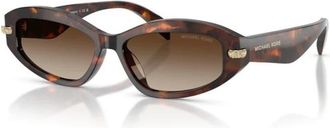 Michael Kors Wilmington Zonnebril - Dames - Zonnebrillen - Bruin - 54 MM - Accessoires