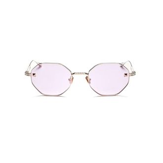 Valentino V - Stud Octagonal Frame Sunglasses