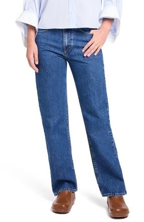 TWP Kent High Waist Straight Leg Jeans in Paris at Nordstrom, Size 23