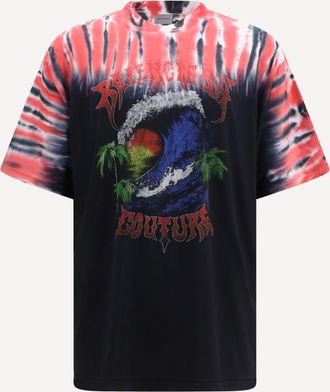 Balenciaga Extreme Tie Dye T-shirt Male M