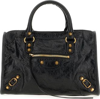 Balenciaga Handbags, female, Black, Size: ONE SIZE Le City Small Bag