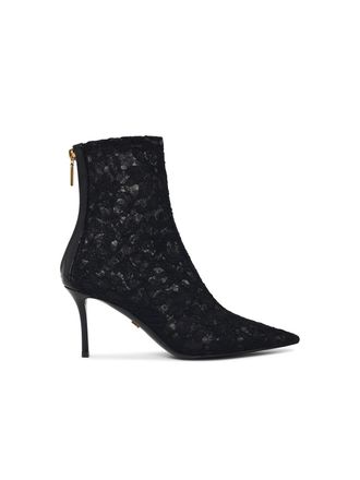 Dolce & Gabbana Botines de encaje negros Lollo