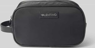 Valentino Handbags Kulturtasche mit Logo-Patch Modell Cardan in Black, Größe 1