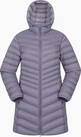 Mountain Warehouse Womens Mountain Warehouse Womens/Ladies Florence Long Padded Jacket - Purple - Size: 10