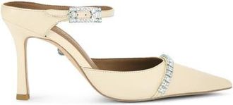 Kurt Geiger Strass Pointed Toe Mule in Natural at Nordstrom, Size 7.5Us