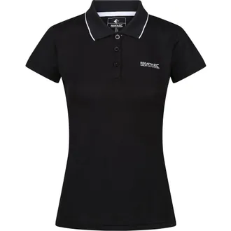 Regatta Maverick V Polo Shirt in Black at Nordstrom, Size 16