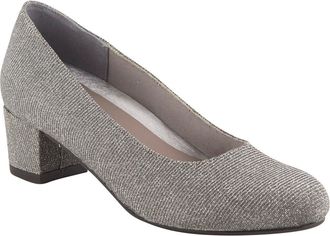 David Tate Suave Pump in Silver Fabric at Nordstrom Rack, Size 7.5