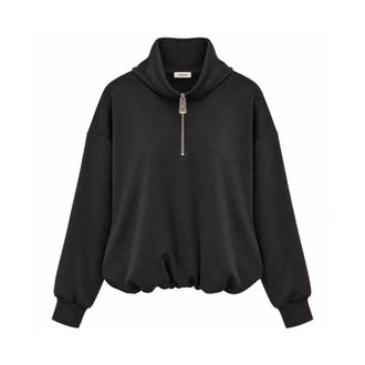Dondup Felpa con zip - - Sweatshirts & Hoodies - Donna - Nero - S