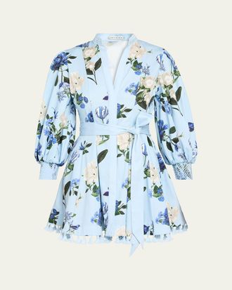 Alice & Olivia Lucy Belted Mini Shirtdress