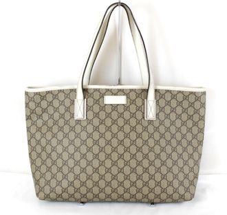 Gucci Brown Gg Supreme Tote Bag (Pre-Owned)