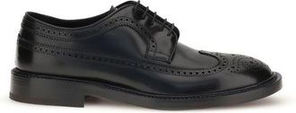 Fratelli Rossetti Black Leather Oxfords And Mens Derbies