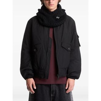 Yohji Yamamoto Pocket-detail Zip-up Bomber Jacket