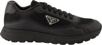 Prada Schoenen, Heren, Zwart, 43 EU, Stijlvolle Zwarte Manden 2.0