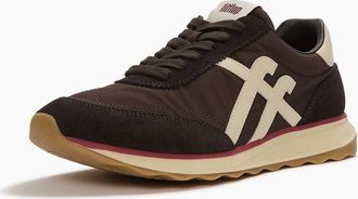 FitFlop Womens Fitflop Retro-Q FF Nylon Womens Chocolate Brown/Paris Beige Trainers - Size: 4