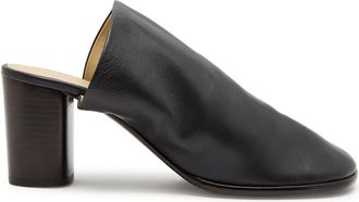Christophe Lemaire Glove 80 Leather Mules - Dark Brown - 36 (IT36 / UK3)