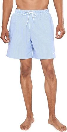 Nike Breaker Ripple Texture 7 Brief Lined Volley Mens Swimwear Blue Crystal : 2XL, Polyester