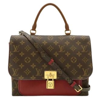Louis Vuitton Pre-owned Canvas Handbag - Dames - Pre-owned - Bruin - Maat: ONE Size