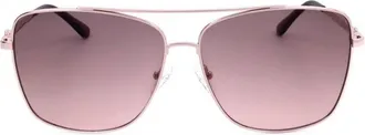 Guess Burgundy Navigator Ladies Sunglasses GF6165 28T 61