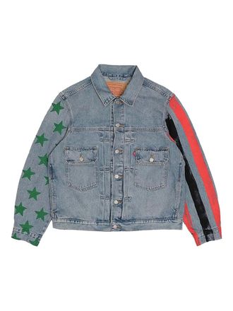 Denim Tears Cactus Tears Denim Plant denim jacket - men - Fabric - M - Blue