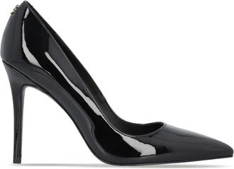 Pinko Black Juliette Glossy Stiletto Pointed-Toe Pumps
