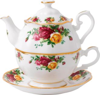 Royal Albert Old Country Roses Tea For One 16.9floz