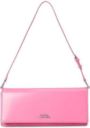 Marc Jacobs The Glam Mirror Shoulder Bag Womens Handbags Bow Pink, Leather