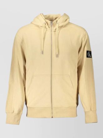 Calvin Klein cotton zip hooded sweatshirt