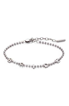 Alex and Ani Bride Tennis Chain Bracelet in Silver at Nordstrom