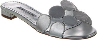 Manolo Blahnik Haribalmu Leather Sandal