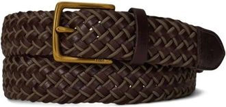 Polo Ralph Lauren Cintur&oacute;n trenzado el&aacute;stico - Accessories - Hombre - Marr&oacute;n - XL