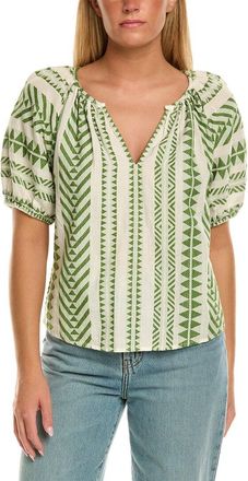 Velvet Velvet By Graham & Spencer Zaria Short Sleeve Woven Top