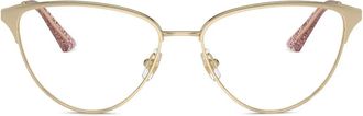 Jimmy Choo Eyewear cat-eye glasses - women - Metal - 55 - Gold