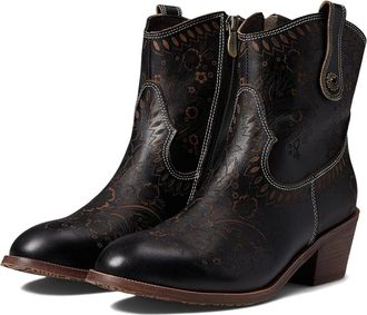 L'Artiste by Spring Step Galop Boots Black Leather Ankle HAWK630