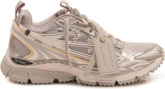 Off-white Grey Lace-up Sneakers