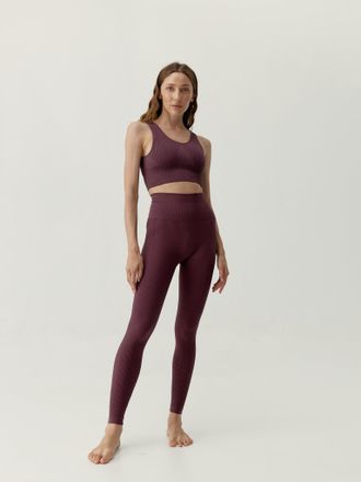 Born Living Yoga Legging Flow Dark Cherry