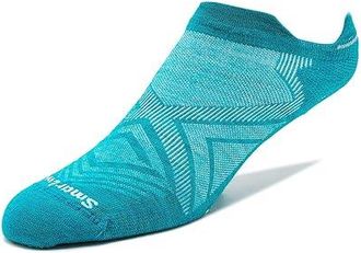 Smartwool Run Zero Cushion Low Ankle Socks Womens Crew Cut Socks Shoes White-capri : MD (Womens Shoe 7-9.5), Merino/Mesh/Nylon