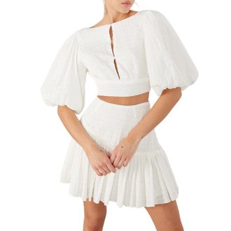 Sovere Reason Reversible Top In Chalk