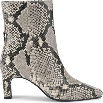 Kurt Geiger Womens Leather Tommy Boots - White - Size UK 5