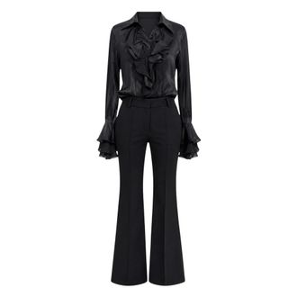 Actualee Pantaloni in poliestere - Dames - Jumpsuits - Zwart - L - Jumpsuits & Playsuits